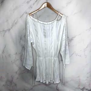 Free People FP Beach White Short Dress Cover Up